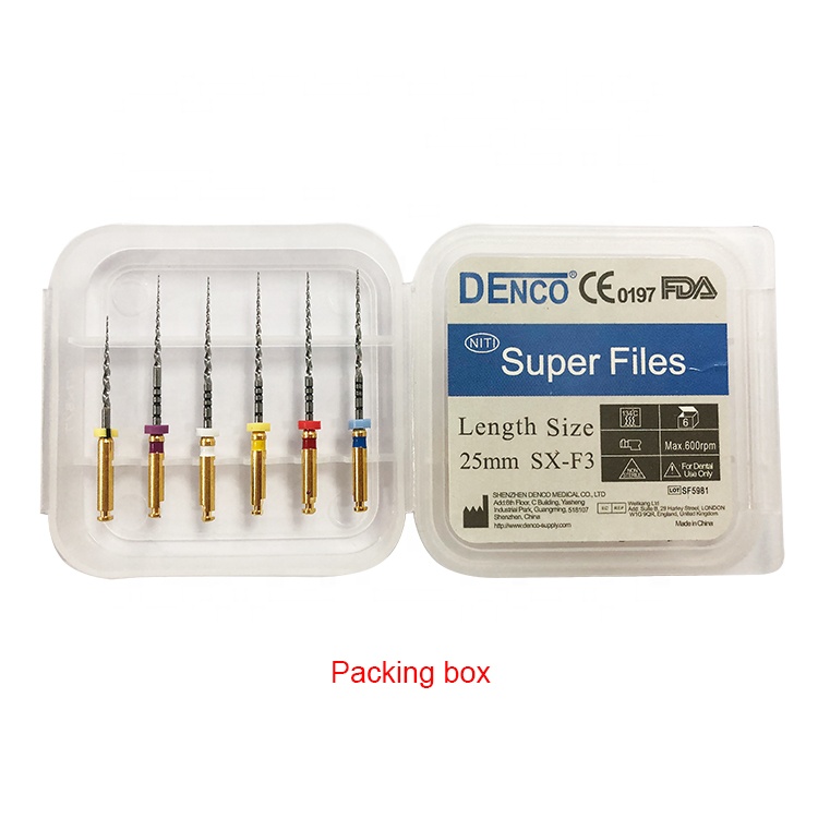 Стоматологические роторные супер-файлы DENCO 2021, эндодонтические файлы из сплава niti для корневого канала