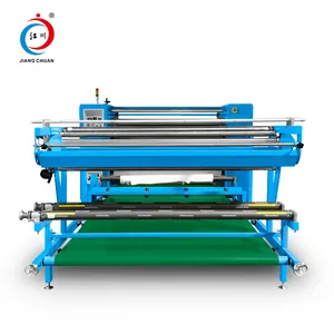 Industrial Fabric Flags T-shirt Silk Scarf Sale Heat Transfer Oil Drum Automatic Sublimation Roll To Roll Machine