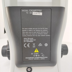 <span class=keywords><strong>Microscope</strong></span> trinoculaire <span class=keywords><strong>Olympus</strong></span> CX33 <span class=keywords><strong>Microscope</strong></span> biologique avec caméra numérique Système optique - Product Image 5