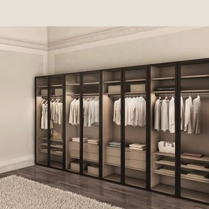 Armoire élégante et durable Meubles écologiques Armoire en métal pour chambre à coucher - Product Image 1