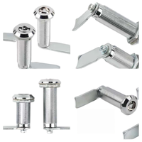 Cerradura de Aleación de Zinc CK MS705-62 para Gabinetes Industriales, Cerradura Triangular y de Ranura para Puertas de Armarios, Caja de Distribución
