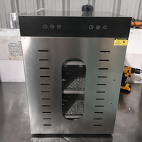 Mesin Pengering Makanan Komersial Stainless Steel dengan Pengatur Waktu Digital dan Kontrol Suhu untuk Buah, Sayuran, Daging, dan Dendeng