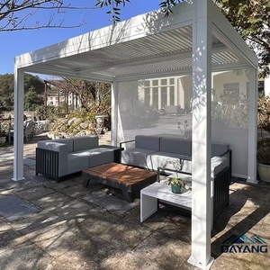 Pérgola de Aluminio de Lujo Personalizada, Gazebo con Techo de Láminas, Ecológica, Autoportante, Fácil de Montar, para Jardín, Marca <span class=keywords><strong>Airfun</strong></span> - Product Image 6