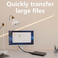 Cable de Datos Micro B 3.0 USB 3.0 para Sincronización y Transferencia, para Disco Duro Externo e Impresora, Longitud Personalizada, Cobre Puro, Alta Velocidad
