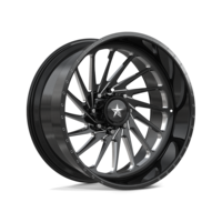 Jantes forgées concaves de style américain Deep Dish, entièrement polies, 24x14 22x12 pour pick-up lourds RAM F250 Silverado HD