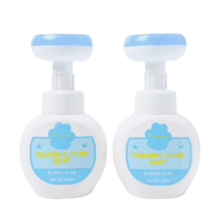Savon liquide pour les mains vegan et sans cruauté, mousse nettoyante pour enfants, style fleur mignon, savon moussant pour les mains