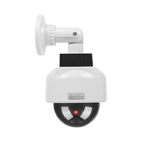 Yanıp sönen kırmızı LED ışık uyarısı tüketici elektroniği ile güneş enerjili kapalı/açık CCTV güvenlik Dome kamera