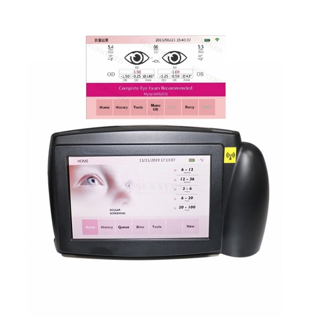 Autorefractor Vision Screener for Vision Testing Vision Scanner Children Ophthalmology Eye Portable Autorefractor
