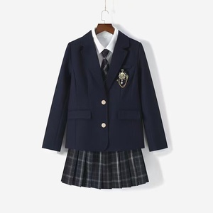[NOMSOC] Traje Escolar Brillante para Niñas, Conjunto Formal de 5 Piezas para Ceremonia de Graduación, Escuela Primaria/Secundaria - Product Image 2