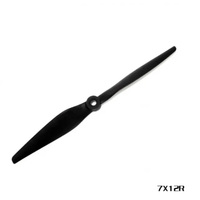 Hélice en fibre de carbone à 2 pales 7x12 CW+CCW haute rigidité pour drone d'inspection à aile fixe de course UAV longue portée de 7 pouces