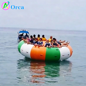 Oferta Especial: Bote Inflable Remolcable para 10 Personas, Crazy UFO, Bote Inflable Remolcable para Deportes Acuáticos, Disco Inflable Giratorio - Product Image 5
