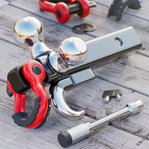 Tham vọng Trailer Hitch Tri-Ball gắn kết với móc & pin & xoay Tow còng dưới với 1-7/8-in,2-in,2-5/16-in Hitch bóng - Product Image 1