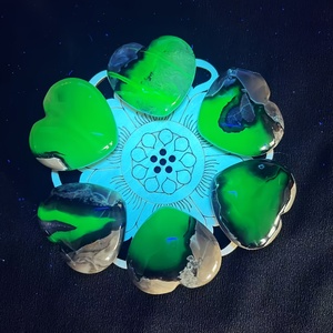 Vente en gros d'agates volcaniques naturelles CrystalHola, cœur sculpté, haute qualité, tendance bohème, souvenir, cadeau, décoration intérieure - Product Image 4