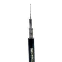 Câble en aluminium isolé aérien rentable 25mm 50mm 70mm câbles de câblage électrique extérieur à un noyau