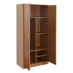 Tủ quần áo và tủ đựng đồ bằng gỗ hiện đại, nhiều tầng, dùng để cất giữ quần áo và đồ trải giường - Product Image 2