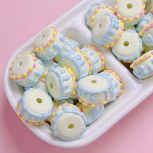 สร้อยคอลูกปัดอะคริลิคสำหรับทำเค้กระบายสีมือน่ารัก - Product Image 3