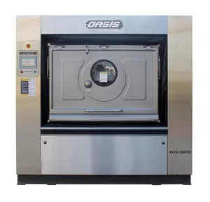 Máquina de lavar isolamento automática industrial com extrator de lavadora de barreira para hotel/hospital 110Kg com extração