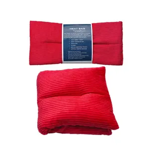 Pacote de calor para micro-ondas de alta qualidade, saco de trigo sarraceno, travesseiro quente e frio, pacote de calor úmido reutilizável