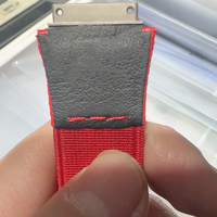 Bracelet de montre en nylon tissé élastique de luxe, doux, avec terminaux métalliques, extensible et respirant, bracelet de remplacement