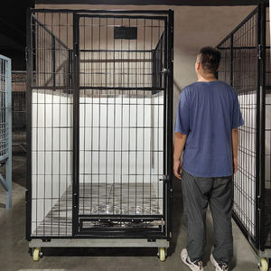 ลังสุนัขเหล็กสี่เหลี่ยมท่อโลหะสำหรับสุนัขขนาดใหญ่ - Product Image 4