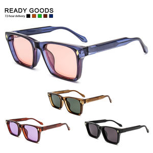 Очки унисекс ацетатные с прозрачными поляризованными линзами - Product Image 1