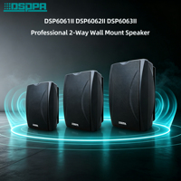 DSP6061II DSP6062II DSP6063II Speaker Profesional 2-Arah untuk Pemasangan di Dinding