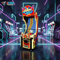 Machine de jeu à monnayeur en acier inoxydable pour centre de divertissement familial, à fort rendement, avec garantie d'un an, en anglais