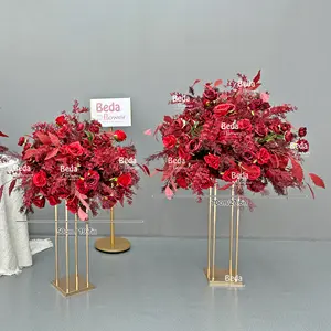 Beda Wholesale Artificial Desktop Bouquet Flower Aisle Runners For Wedding Decoration Arrangement Desktop Decoration Flower Ball