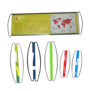 Custom <b>PET</b> Retractable Rolling up Fan Banner Handheld Sports Scrolling Flag Banner for Fan Cheering Scrolling Banner - Product Image 1