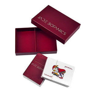 Naipes <span class=keywords><strong>de</strong></span> papel impresos <span class=keywords><strong>de</strong></span> diseño personalizado, baraja <span class=keywords><strong>de</strong></span> póker publicitaria, diseño <span class=keywords><strong>de</strong></span> dibujos animados, caja <span class=keywords><strong>de</strong></span> pliegue impresa personalizada, CMYK, <span class=keywords><strong>4</strong></span> colores compensados - Product Image 1