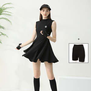 <span class=keywords><strong>Ropa</strong></span> Deportiva OEM para <span class=keywords><strong>Mujer</strong></span>, Casual, Cuello Redondo, Cierre <span class=keywords><strong>de</strong></span> Botones, Dobladillo con Volantes Grandes, Sin Mangas, Antiarrugas, Transpirable, Nailon y Spandex, para Tenis y <span class=keywords><strong>Golf</strong></span> - Product Image 6