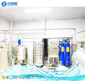 Ticari ro sistemi için 500LPH ters osmozlu su arıtma sistemi su damıtma ekipmanları/su arıtıcısı makine
