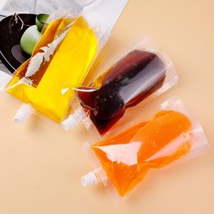 Emballage personnalisé pour col colibri, avec bec droit, sac de buse <span class=keywords><strong>d</strong></span>'aspiration, pochette <span class=keywords><strong>d</strong></span>'emballage en plastique de 250ml avec bec - Product Image 4