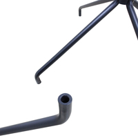 Accessoires de chaise de loisirs modernes en gros, support de pied de chaise en acier à quatre branches détachable, base de chaise pivotante, salon extérieur