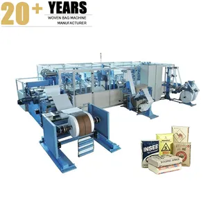 Máquina automática de fabricación de bolsas, válvula inferior de bloque tejido pp, fábrica de China