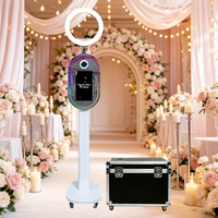 Nuevo Fotomatón con Pantalla Táctil de 15.6 Pulgadas, Mini PC, Fotomatón DSLR para Cámara, Bodas, Fiestas, Máquina de Selfies