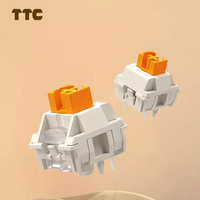 Code de jeu TTC Flame Orange Switch, mot de passe HIFI, interrupteur mécanique pour clavier Axis