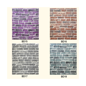 3D PE <strong>Foam</strong> Faux Brick Wall <strong>Stickers</strong> Peel and Stick Waterproof Embossed Wall Panels for Household Use - Product Image 3