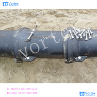 Tuyau de protection en fonte ductile pour câbles électriques et optiques de centrales éoliennes offshore