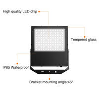 Projecteur LED solaire extérieur mince et compact de haute qualité avec détecteur de mouvement pour stades et usines