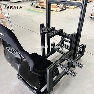 Interior de aluminio <span class=keywords><strong>Virtual</strong></span> Premium negro anodizado 40120 8040 perfil de aluminio <span class=keywords><strong>Sim</strong></span> o Real Racing <span class=keywords><strong>Sim</strong></span> Rig Ultimate Simulator Cockpit - Product Image 6