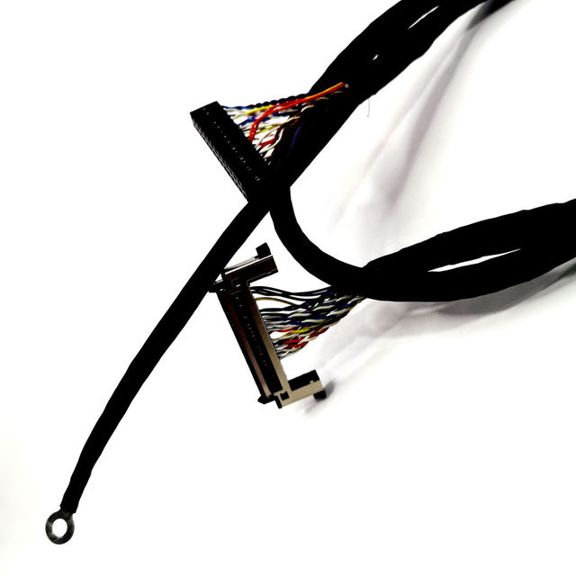 OEM Bofan Wire Harness 30Pin LVDS Cable for Computer Monitor (Plastic/PVC/Copper) Customizable Length Model Wireharness