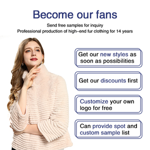 2023 <span class=keywords><strong>giacca</strong></span> di pelliccia di coniglio rosa italiano <span class=keywords><strong>abito</strong></span> da donna in vera pelliccia a doppia faccia - Product Image 2