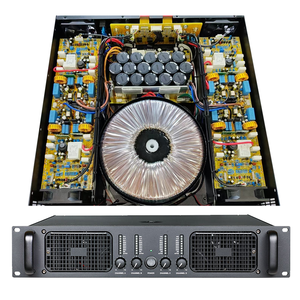 Amplificateur de puissance 4 canaux haute puissance TD-class 1300W, 8 ohms et 4 ohms, adapté aux concerts sur scène et aux spectacles en plein air. - Product Image 1