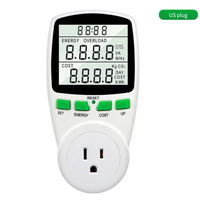 Meteran Energi LCD Digital, Analisa Daya, Wattmeter, Pengukur Watt, Pengukur Listrik Kwh, Meteran Daya
