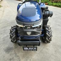 50PK Vierwiel Mini Trekker 4WD/2WD Landbouw Tuin Kas Boomgaard Gebruiksmachines Dieselmotor Tractoren met Fabrieksprijs