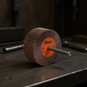 Disco Abrasivo de Tela con Vástago de 30x10 mm, Grano 80, para Pulir Metal - Product Image 3
