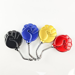 Espejo retrovisor de mano Qiangye Stone para motocicleta, vehículo eléctrico, M9903, ajuste universal, diseño de puño colorido - Product Image 2