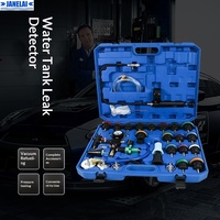 Kit de test de fuites du système de refroidissement automobile en alliage d'aluminium 28 pièces, jauge de pression de radiateur, outil de diagnostic, ensemble d'outils, boîte à outils