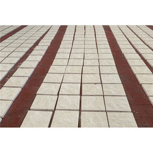 Tuiles murales en calcaire beige et blanc crème naturel fendu bon marché pour une utilisation extérieure de villa moderne - Product Image 3